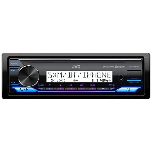 JVC KD-X38MBS Car & Marine Digital Media Receiver with Bluetooth, USB, SiriusXM Ready, Compatible with Amazon Alexa, Conformal Coated PCB