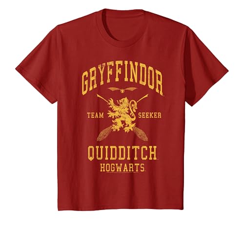 Harry Potter Gryffindor Team Seeker Text T-Shirt
