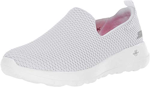 Skechers Women's Go Walk Joy Sneaker, White, 8