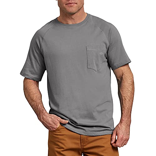 Dickies Men's Short Sleeve Performance Cooling Tee Big-Tall Shirt, Smoke, 3X US