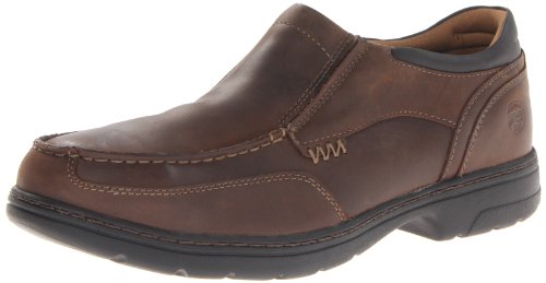 Timberland PRO Men's Branston Moc Toe Slip-On Work Shoe,Brown Distressed,10.5 W US