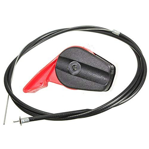 65' Lawn Mower Throttle Cable Universal Kit with Control Switch Lever Handle for Lawnmowers Cable Repair Kit