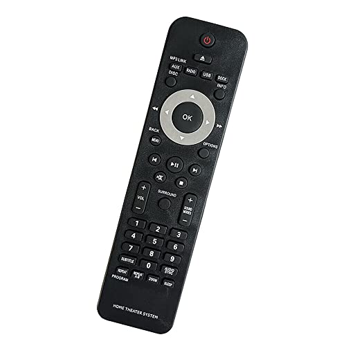 Replace Remote Control for Projector/AC/TV/AV HSB2351 HSB2351/F7 HTS3372D/F7 Remote Control for PhiIjps Home Theatre System