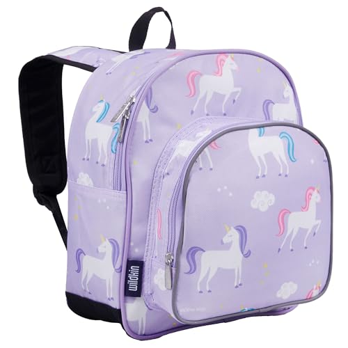 Wildkin 12-Inch Kids Backpack for Boys & Girls, Perfect for Daycare and Preschool, Toddler Bags Features Padded Back & Adjustable Strap, Ideal for School & Travel Backpacks (Unicorn)