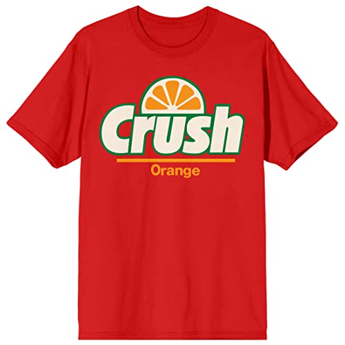 Bioworld Crush Orange Soda Logo Crew Neck Short Sleeve Red Women's T-Shirt-XXL