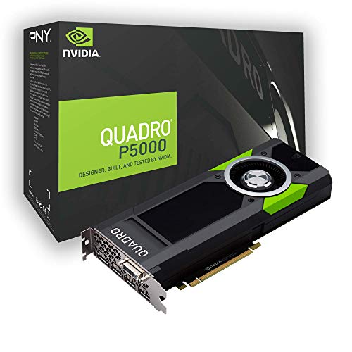 PNY NVIDIA Quadro P5000 16 GB VR Ready Graphics Card - Black