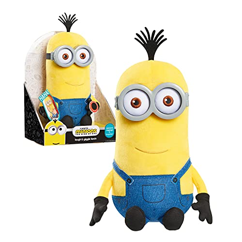Illumination's Minions: The Rise of Gru Laugh & Giggle Kevin Plush, Kids Toys for Ages 3 Up by Just Play