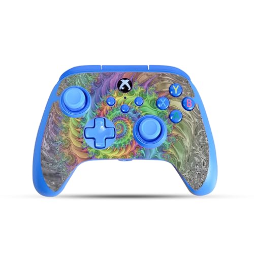 Gaming Skin Compatible with PowerA Xbox Series X|S Enhanced Wired Controller - Tripping - Premium 3M Vinyl Protective Wrap Decal Cover - Easy to Apply | Crafted in The USA by MightySkins