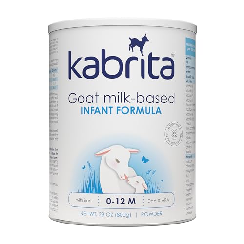 Kabrita Goat Milk-Based Infant Formula – 28oz – Pack of 1 – Natural, Gentle Baby Formula – European, Non-GMO – Ages 0-12 Months