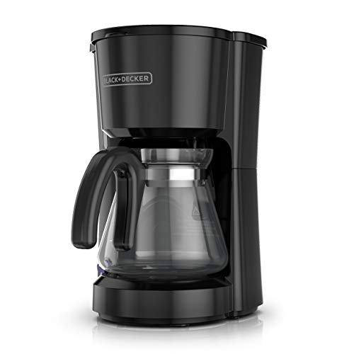 BLACK+DECKER CM0700B 4-in-1 5-Cup Coffee Station Coffeemaker, Light Black