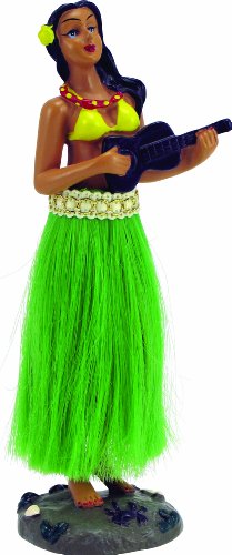 Bell Automotive 22-1-36707-8 Hula Doll, Brown,Green, Yellow, Black