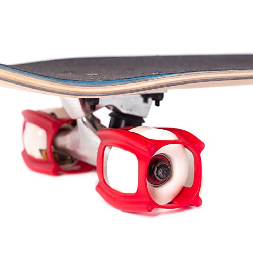 Get Skateboard Tricks No Experience - Coolest Easter Basket Stuffers for Teens Boys Gift Ideas Ages 14 and up 12-14-16 11 10 2024 Skateboard Accessories Cool Wheels Tech Deck Tool Ramp Teenage (4 Red)