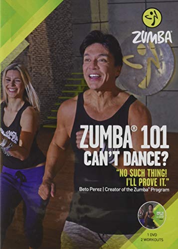 Zumba 101 Dance Fitness for Beginners Workout DVD, Beginner Dance Workout .5x5.25x7.5' .25 LBS