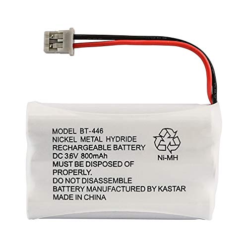 Uniden BT-446 Nickel Metal Hydride Rechargeable Cordless Phone Battery, DC 3.6V 800mAh, Genuine Uniden, Manufactured by BYD for Uniden