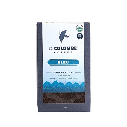 La Colombe Bleu Ground Coffee -Full Bodied Dark Roast - Specialty Roasted Coffee, 12 Ounce (Pack of 1)
