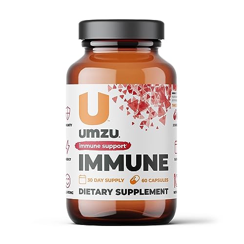 UMZU Immune - Immunity Support Supplement, Vitamin C, Elderberry, Vitamin D, Magnesium, Support Immunity, Energy, and Well-Being - (30 Day Supply 30 Capsules)