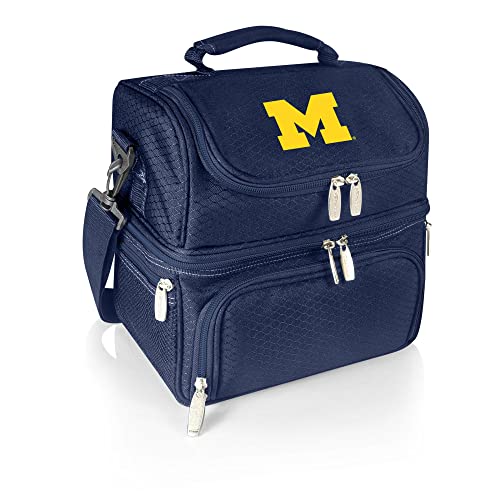 PICNIC TIME NCAA Michigan Wolverines Pranzo Insulated Lunch Tote, Navy (512-80-138-344-0)