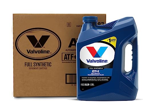 Valvoline ATF +4 Full Synthetic Automatic Transmission Fluid 1 GA, Case of 3