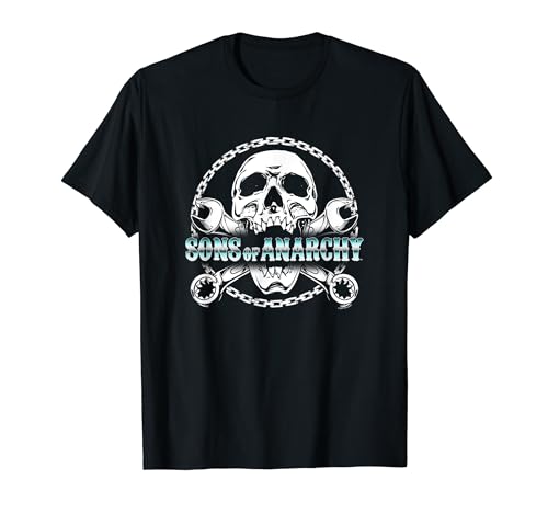 Sons of Anarchy Chrome Skull Logo T-Shirt