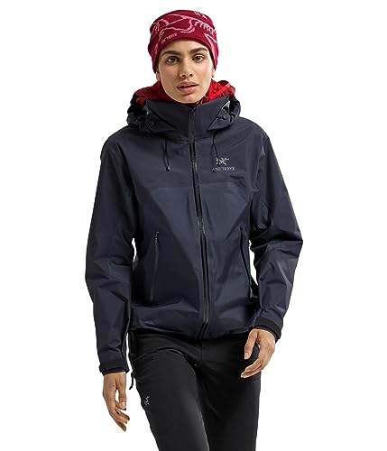 Arc'teryx Beta AR Women’s Jacket | Waterproof, Windproof Gore-Tex Pro Shell Women’s Winter Jacket with Hood, for All Round Use | Black Sapphire, Small