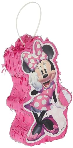Pink Minnie Mouse Forever Mini Decoration - 4' W x 7' H, 1 Count - Sturdy & Eye-Catching Design - Perfect Party Surprise & Fun