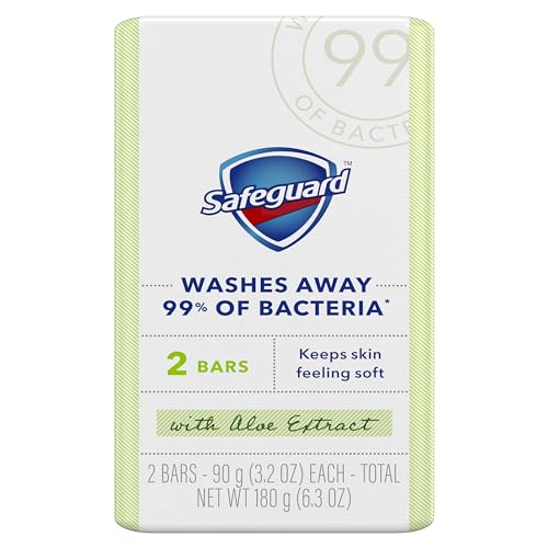 Safeguard Bar Soap Fresh Clean Scent with Aloe Extract, 3.2oz (2 Count)