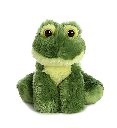 Aurora Adorable Mini Flopsie Frolick Frog Stuffed Animal - Playful Ease - Timeless Companions - Green 8 Inches