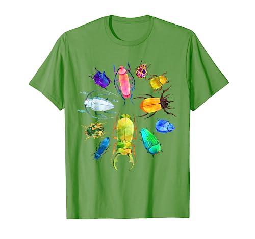 Fun Cute Bugs Insects Beetles Kid Boy Girl Adult Bug Catcher T-Shirt