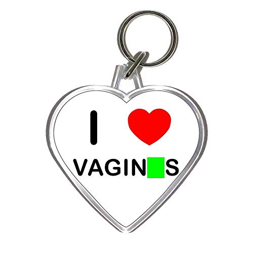 I Love Heart V*ginas - Heart Shaped Key Ring