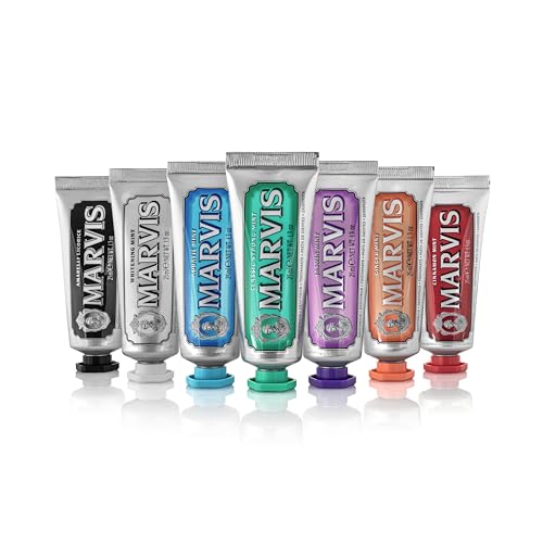 Marvis Toothpaste Flavor Collection Gift Set , 7 Count (Pack of 1)