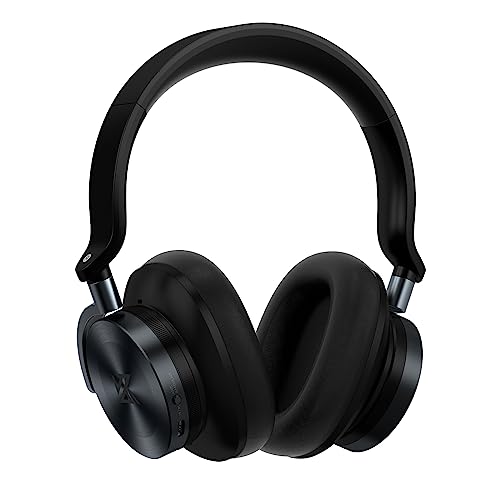 KZ T10 Active Noise Cancelling Headphones, Wireless Over Ear Bluetooth, 38H Long Playtime, Big Bass, Low Latency, Memory Foam Ear Cups, Ideal for Travel