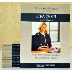 2013 CFA Level 1 Schweser Study Notes+Schweserpro Qbank+Practice Exam Premium Package