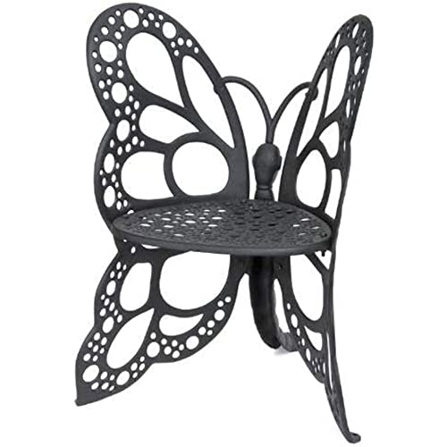 FlowerHouse FHBC205 Butterfly Chair, Black