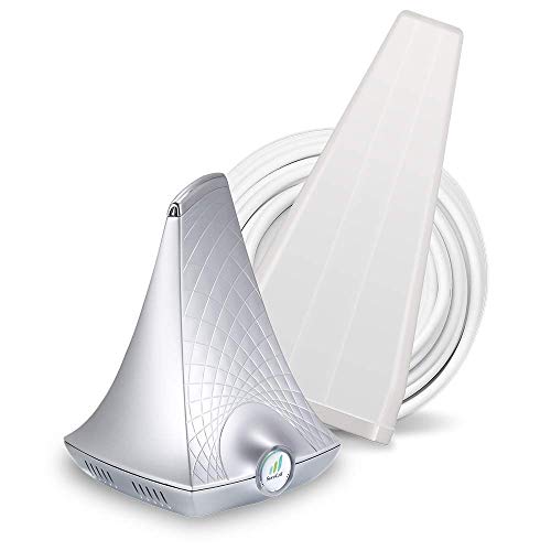 SureCall Flare 3.0 Cell Phone Signal Booster for Home Yagi Antenna Configuration | Integrated indoor antenna for easier install | Covers up to 3000 sq ft | Boosts Voice, data for 4G, LTE, 3G (Renewed)