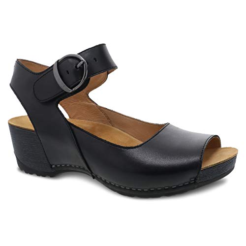 Dansko Women's Tiana Black Sandals 10.5-11 M US