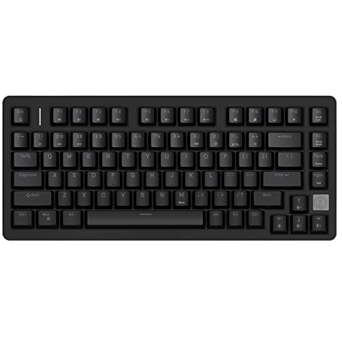 IROK FE75Pro Hot Swappable Mechanical Keyboard, Wireless TKL 75% RGB Customizable Backlit Gaming Keyboard, Bluetooth/2.4G/Wired for Windows PC Gamers- Black