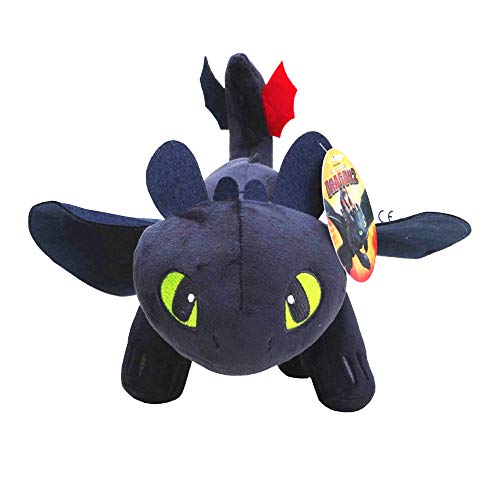 How to Train Your Dragon Toothless Night Fury Stuffed Animal Plush Doll Toy Dragons Defenders of Berk 10inch