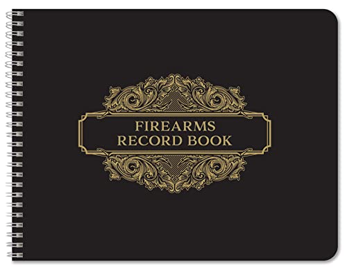 BookFactory Firearms Record Book/Gun Log Book/Acquisition & Disposition Logbook - 100 Pages, Wire-O, 11' x 8.5' (LOG-100-7LCW-T52(Firearms-Log) -GX)