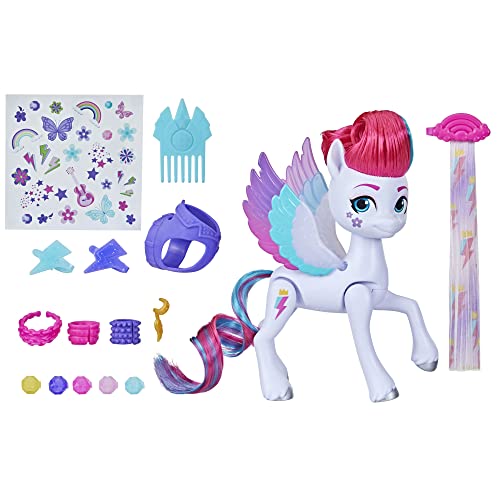 My Little Pony Toys Zipp Storm Style of The Day, 5-Inch Hair Styling Dolls with Fashions, Toys for 5 Year Old Girls and Boys