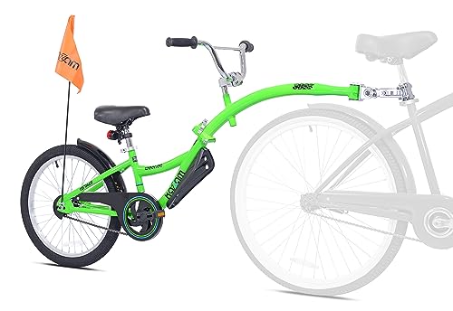 KaZAM Co-Pilot Bike Trailer, Green, 20 inch