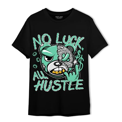 All Hustle Unisex T-Shirt Matching 3s Green Glow