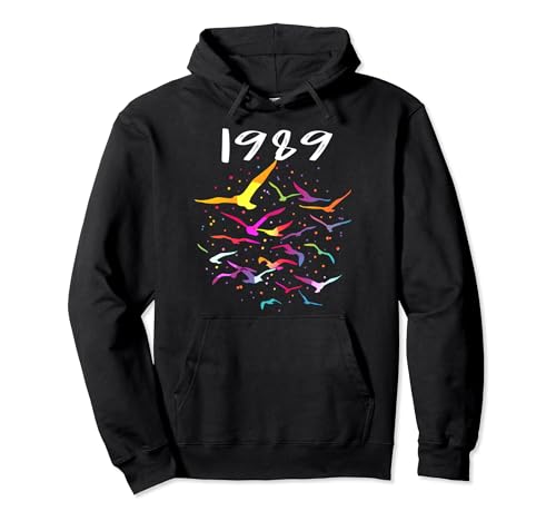 seagull in the sky flock of seagulls 1989 Pullover Hoodie