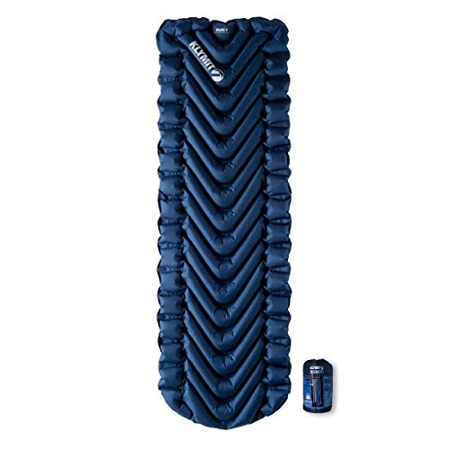KLYMIT Static V Lightweight Inflatable Sleeping Pad | Comfortable, Easy to Inflate Camping Air Mattress for Backpacking and Hiking