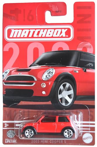 Matchbox 2003 Mini Cooper S, red 4/6