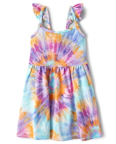 The Children's Place Baby Girls' and Toddler Sleeveless Everyday Summer Dresses, Day Dreamer, 6-9 Months
