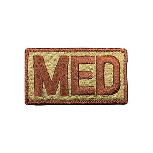 US Air Force MED Medical OCP Spice Brown Brassard Patch W/Spice Brown Boarder with Hook Fastener (EA)