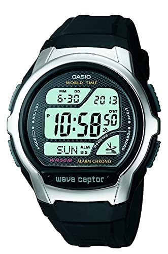 Casio Men's WV58A-1AVCR Waveceptor Atomic Digital Watch