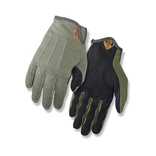 Giro D'Wool Mens Urban Cycling Gloves - Mil Spec Olive (2023), Large