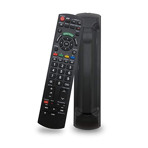 Universal Remote Control for Panasonic TV Remote Control Works for All Panasonic Plasma Viera HDTV 3D LCD LED TV/DVD Player/AV Receiver - No Program Needed