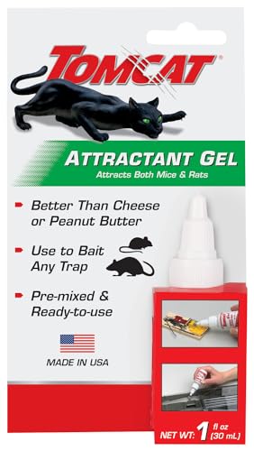 Tomcat Attractant Gel, Attracts Mice and Rats, Great Alternative to Cheese or Peanut Butter, 1 oz.